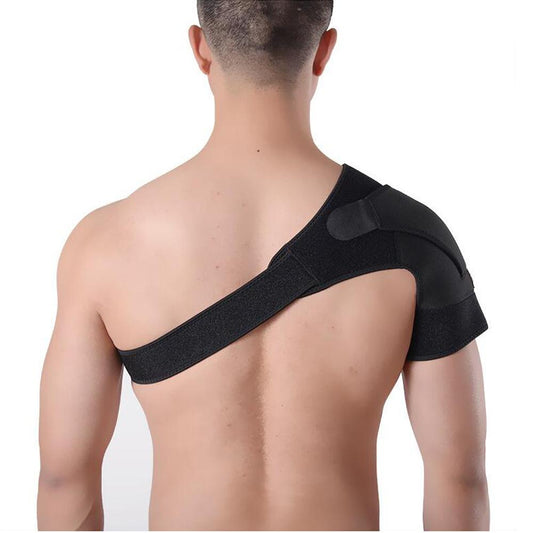 Schwarze Schulterbandage für eine Schulter