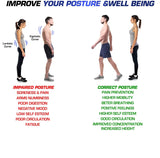 Haltungskorrektur für Männer und Frauen Verstellbare obere Rückenstütze für das Schlüsselbein zur Unterstützung von Hals, Rücken und Schulter, eine Größe