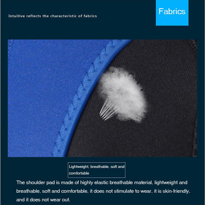 Schulterbandage mit blauem Einsatz
